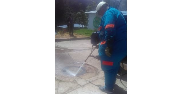 Operarios de las entidades hicieron limpieza de las redes de acueducto