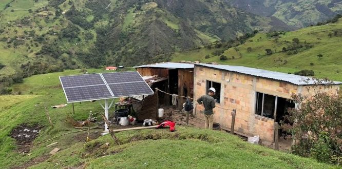 Panl Solar instalado en el hogar de Norberto Vega