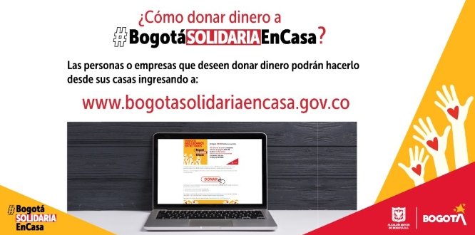 #BogotáSolidariaEnCasa