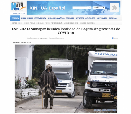 ESPECIAL: Sumapaz la única localidad de Bogotá sin presencia de COVID-19