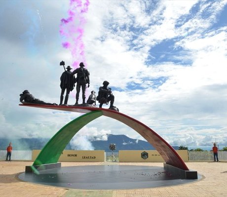 Inauguran monumento a los héroes del Sumapaz en vía Bogotá-Girardot