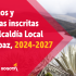 Candidatos y candidatas inscritas para la Alcaldía Local en Sumapaz, 2024-2027